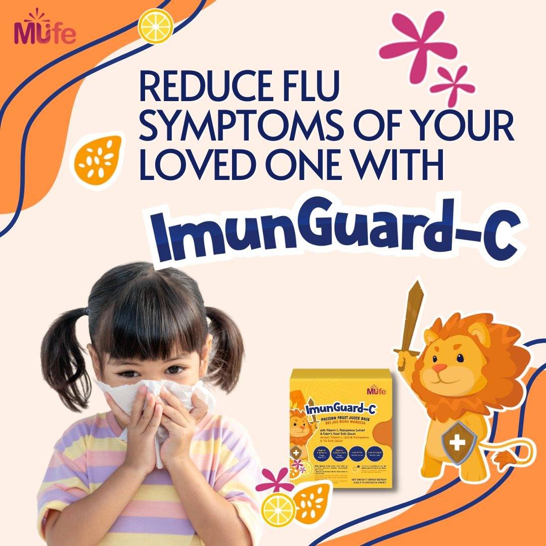 Mufe ImunGuardC 15's for children (with vitamin c, pelargonium extract