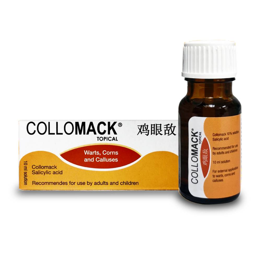COLLOMACK Topical Warts, Corns and Calluses 10 ml solution